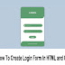 How To Create Login Form In HTML and CSS | Make Sign In Form Design