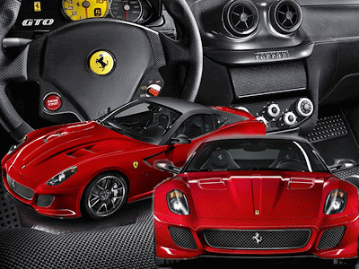The Ferrari 599 GTO's aerodynamics have benefited significantly from Ferrari