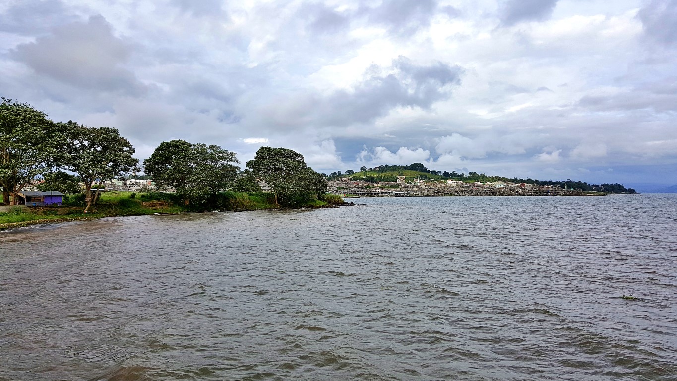 a view of Marawi Ground Zero from across the water at Lower Buadi Sa Kayo St.