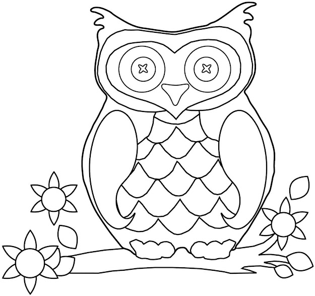 Coloring Pages Printable Owls  Coloring Pages Of Owls Coloring Printable  Pages Of Owls Free Image