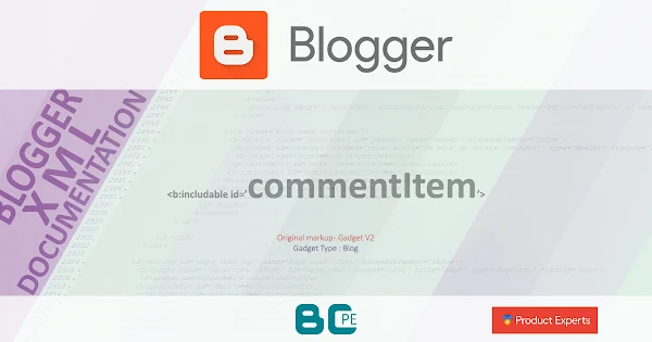Blogger - commentItem [Blog GV2]