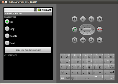 Android 的隨機數字產生器