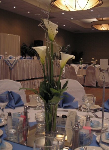 Simple Calla Lily Centerpiece Email This BlogThis