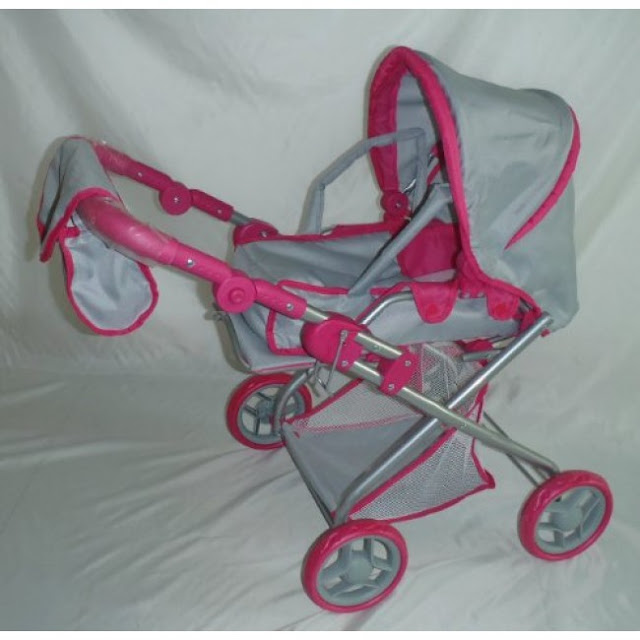 Bassinet Doll Stroller3