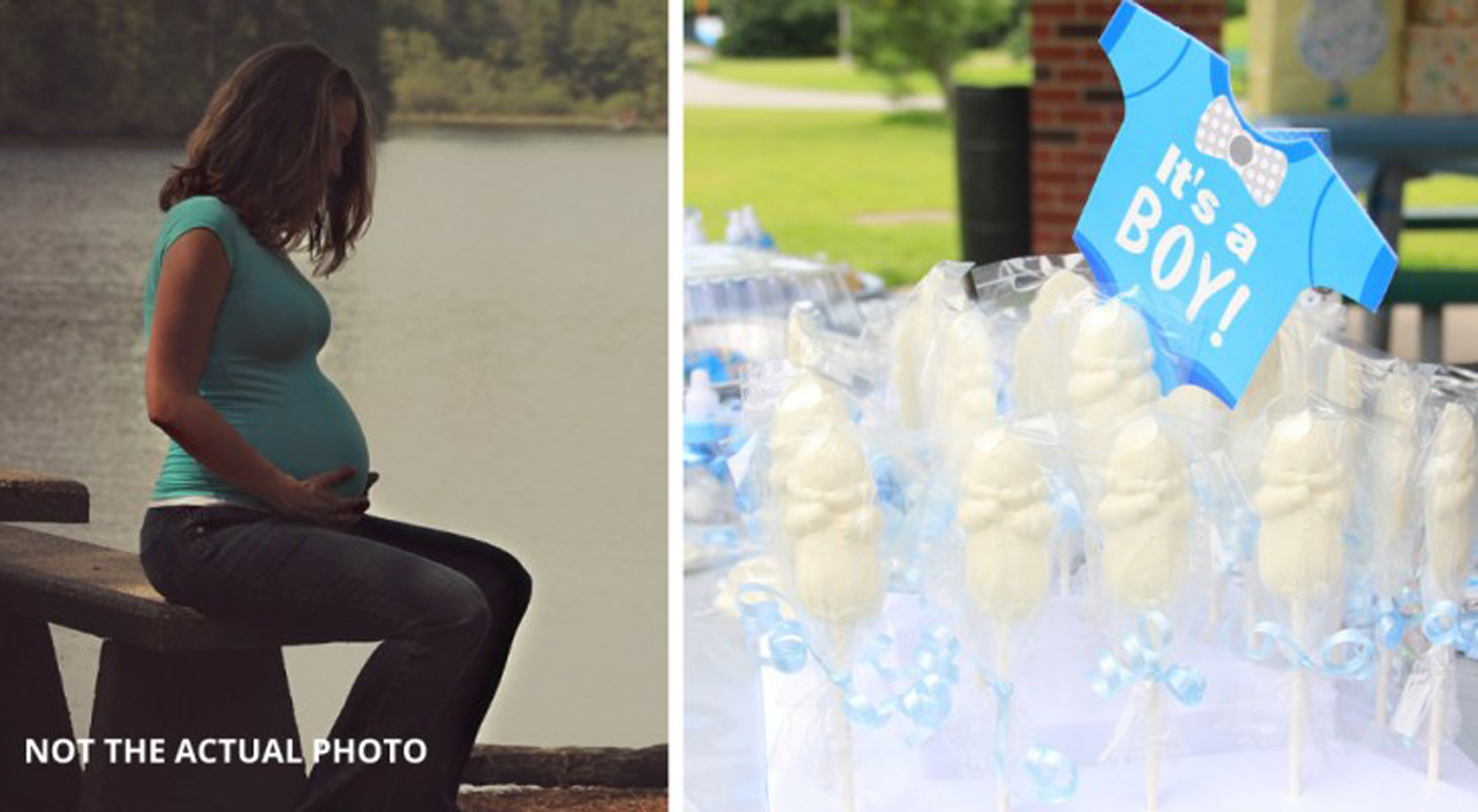 Woman discovers she is expecting a baby girl, but her husband's family throws a party using blue decorations