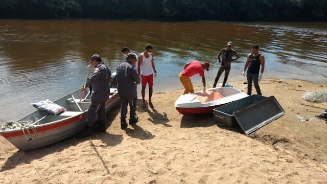 Bombeiros encontram corpo em rio Itanhém