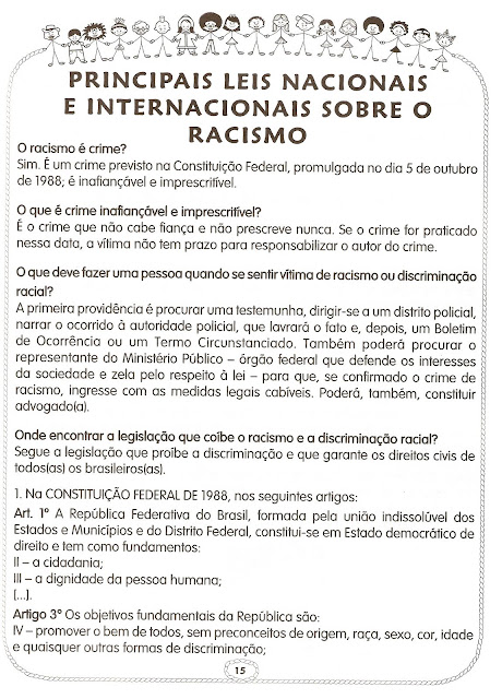 Principais leis nacionais e internacionais sobre racismo