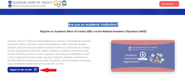 One nation one student id registration online - Apaar id card - Abc id login student