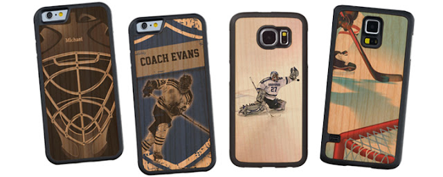 wood hockey cases