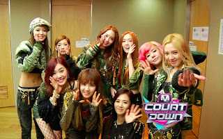 SNSD Mnet M Countdown backstage photos 4