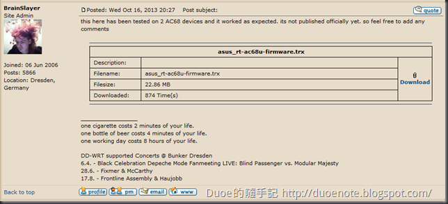 ASUS RT-AC68U DD-WRT Download