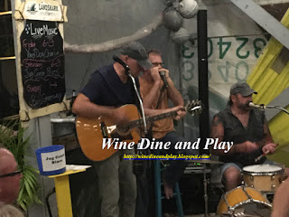 The local band plays at Hooked Island Grill in Matlacha, Florida