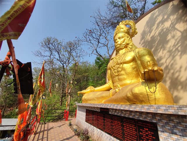 Statue of Lord Hanuman at Lankeswar Dham-Guwahati