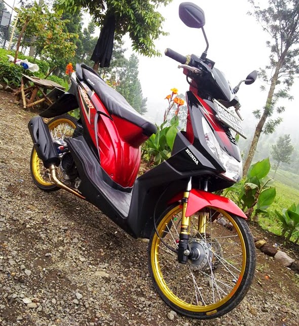 Modifikasi Honda Beat Velg Jari Jari Kumpulan Gambar Keren