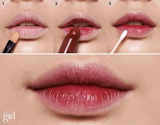 Cara Memakai Lip Tint ala Korea Dan Ombre lips Tutorial Gradasi Lipstik