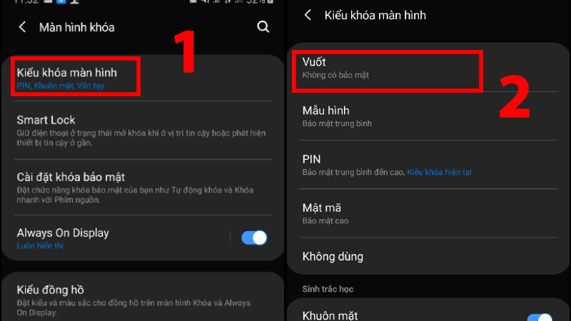 Tiếp theo bạn cần vào mục