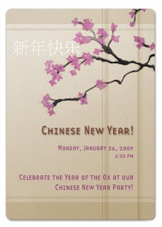 Chinese New Year Invitations