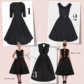 rockabilly dress 1950' swing dress, 