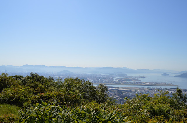 View of Hiroshima City from a mountain