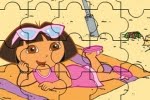 Dora The Eplorer At The Beach Jigsaw Puzzle