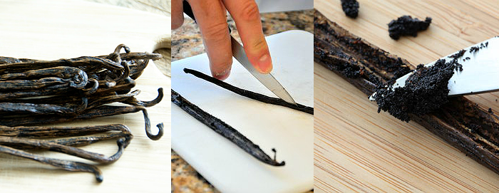 How to scrape a Vanilla bean.