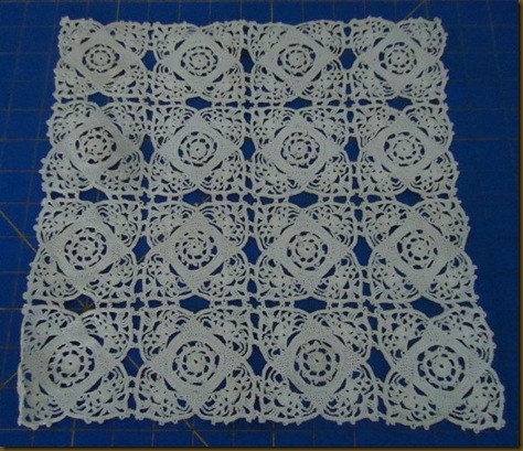 Crocheted doily