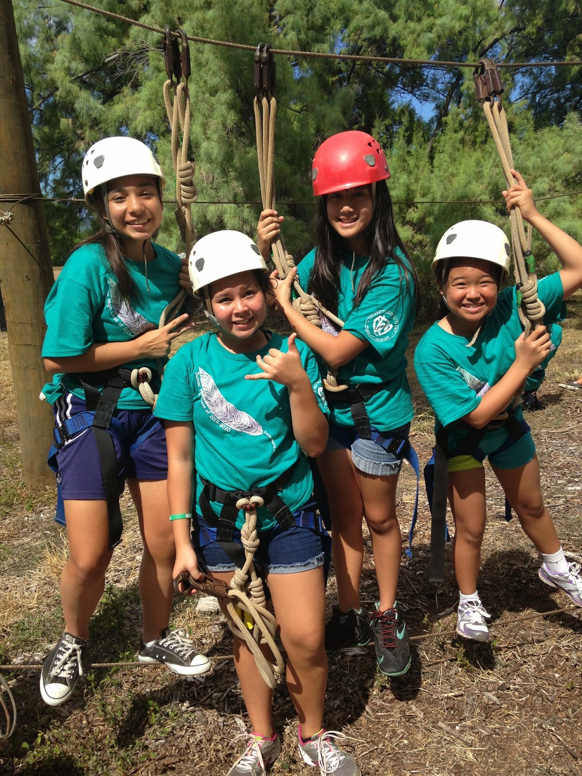 Sacred Hearts Academy Seventh Graders Take on Challenges at Camp Erdman