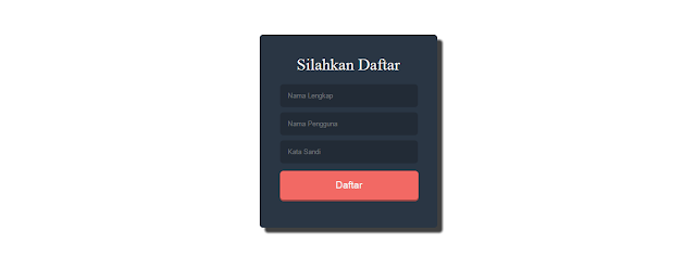 Cara Membuat Form Register Dengan CSS3