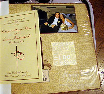 the wedding brochure into