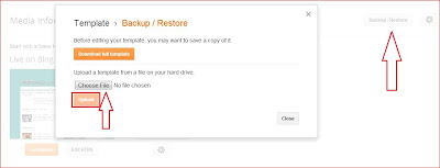 Cara upload template blog