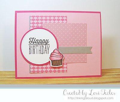 Happy Birthday card-designed by Lori Tecler/Inking Aloud-stamps from Verve Stamps