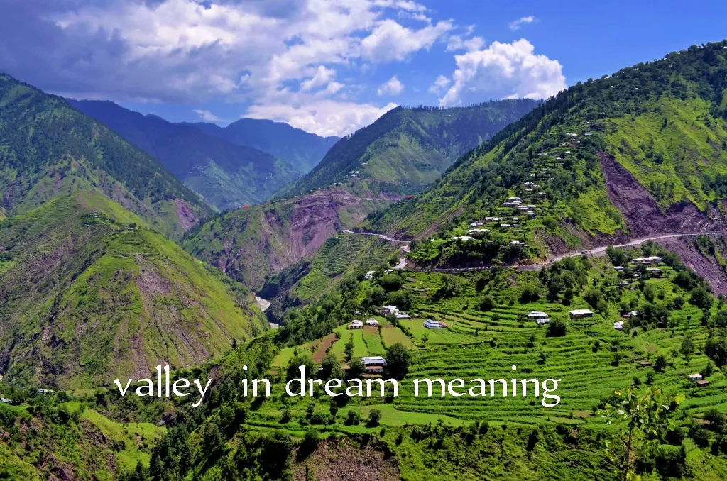 Recent,V,W,Valley in dream meaning,
