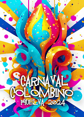 Huelva - Carnaval Colombino 2024 - Choco de confetti y serpentina - Ángel Ligero