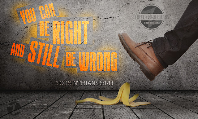 You Can Be Right and Still Be Wrong - sermon title slide - photo collage by JFleming2016