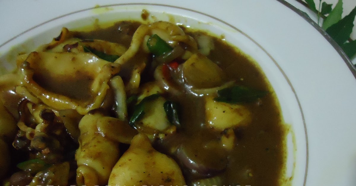 NORZI FOODILICIOUS HOUSE: RESEPI : MASAK SOTONG DAUN KARI