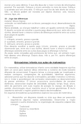 Brincando e Aprendendo - Aprender Matemática Brincando 8