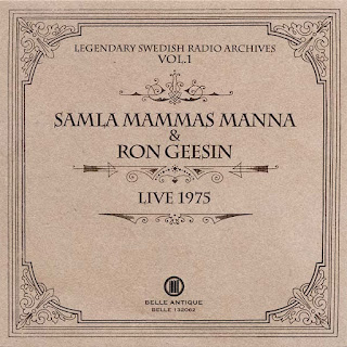 Samla Mammas Manna & Ron Geesin ‎"Live 1975"  2013  Sweden Avant Garde Prog,Jazz Rock