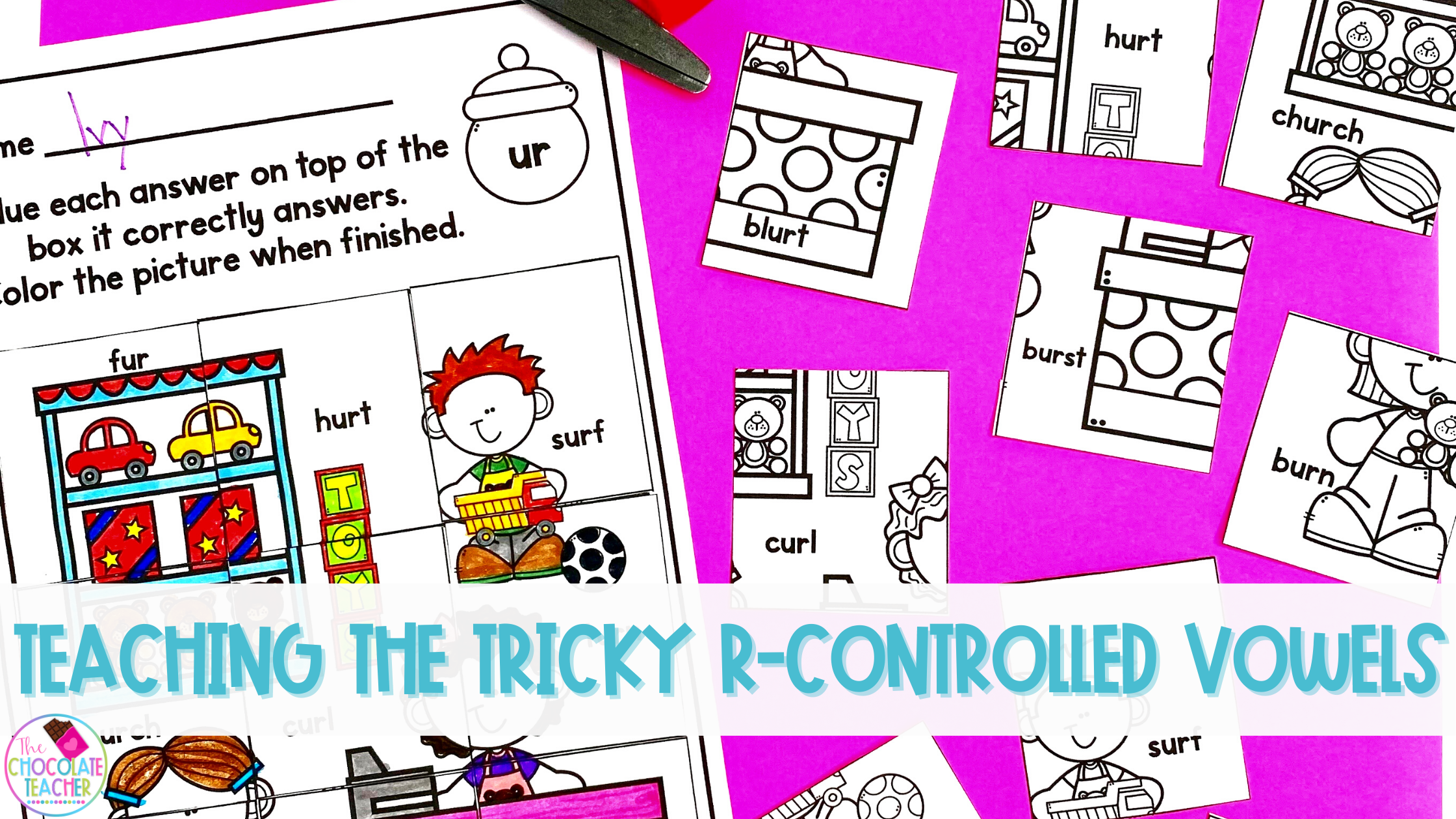 Use these fun and engaging activities as you are teaching the tricky r-controlled vowels to your first graders this year.