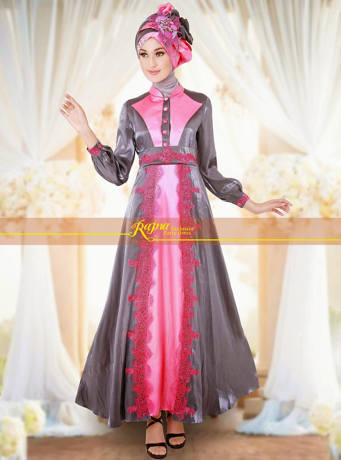 Top Model  Baju Gamis Terbaru 2019 Trend Model  dan Gaya 