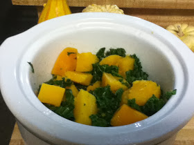 Maple Butternut squash with Kale