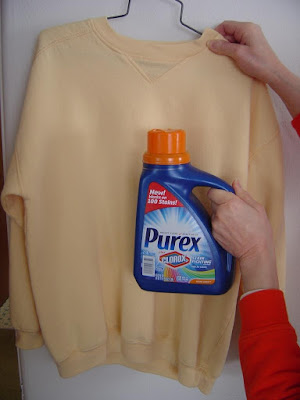 Stained sweatshirt after washing it Purex plus Clorox 2 Detergent.jpeg