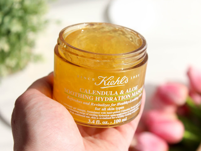 kiehls nova maska s mesickem a aloe