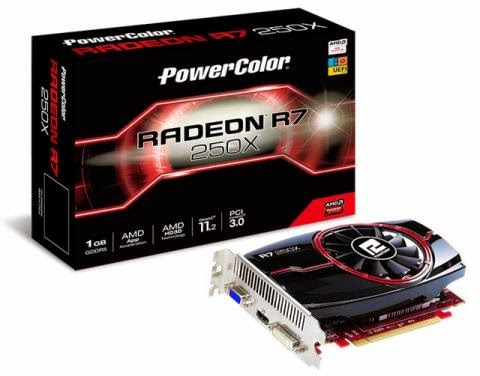 Card đồ họa giá rẻ R7 250X của PowerColor