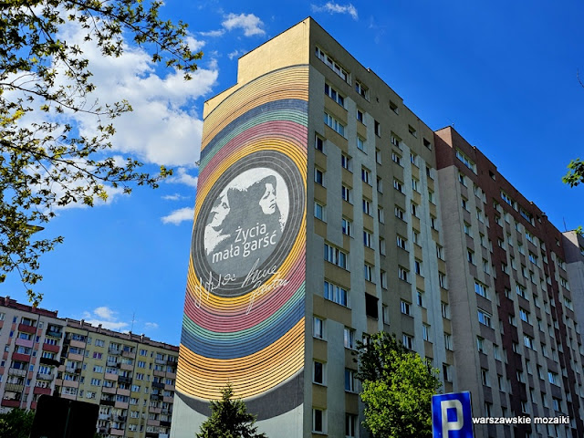 Warszawa Warsaw Bielany Wawrzyszew Anna Jantar Jarosław Kukulski Natalia Kukulska Adam Żebrowski 2023 mural streetart streetmural warszawskie murale