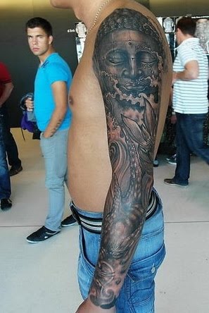 Buddha Tattoo On Arm