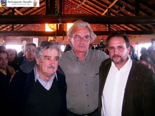 José Mujica, R. Martínez Huelmo y Jorge Saravia