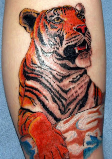 tiger tattoos, tattooing