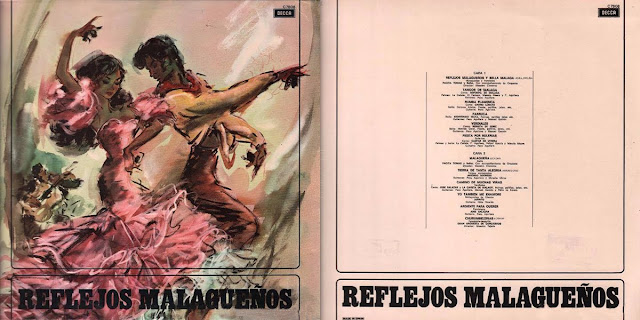 GASPAR DE UTRERA, LA REPOMPA DE MÁLAGA, ANTONIO MAIRENA, EL SERNITA D JEREZ, JARRITO, JOSÉ SALAZAR, LA CAÑETA DE MÁLAGA "REFLEJOS MALAGUEÑOS" LP 1963 DECCA