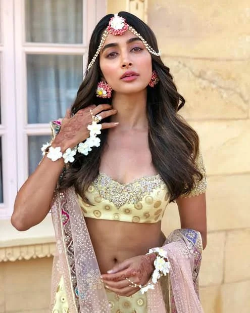 Pooja Hegde Sexy Navel Show-Hot Belly Images