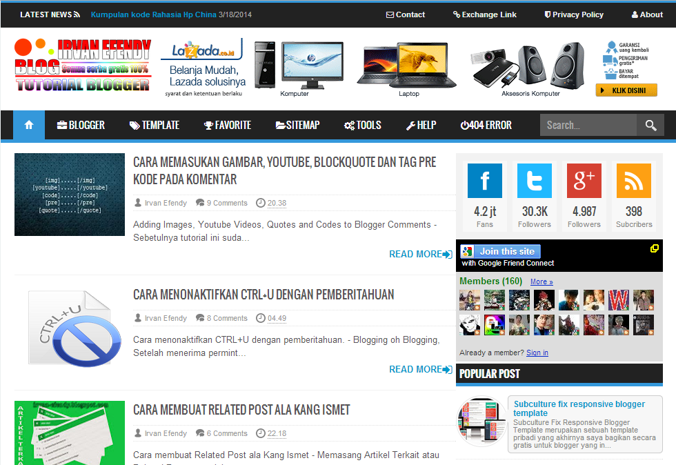 Blog Irvan Efendy